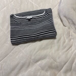 Black and White Striped Top#6